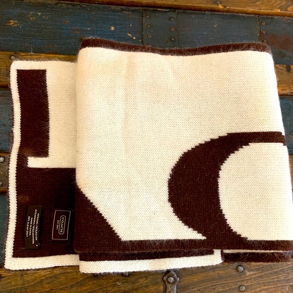 Coach Accessories - Coach large wool scarf